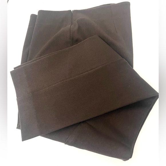 TALBOTS DRESS PANTS SIZE 2P PETITE BROWN - Picture 4 of 13
